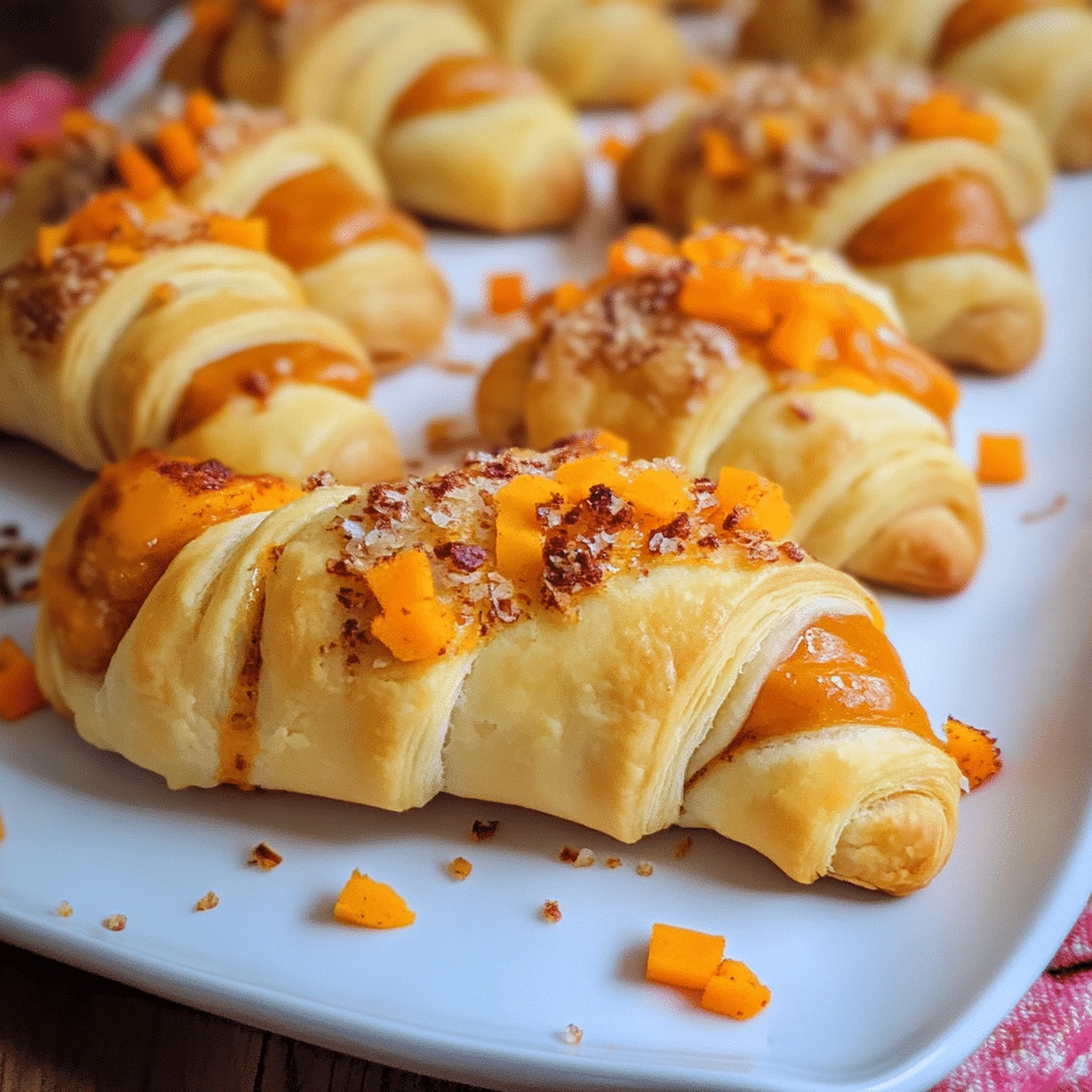 Velvet Cream Cheese Pumpkin Pie Crescent Rolls Recipe