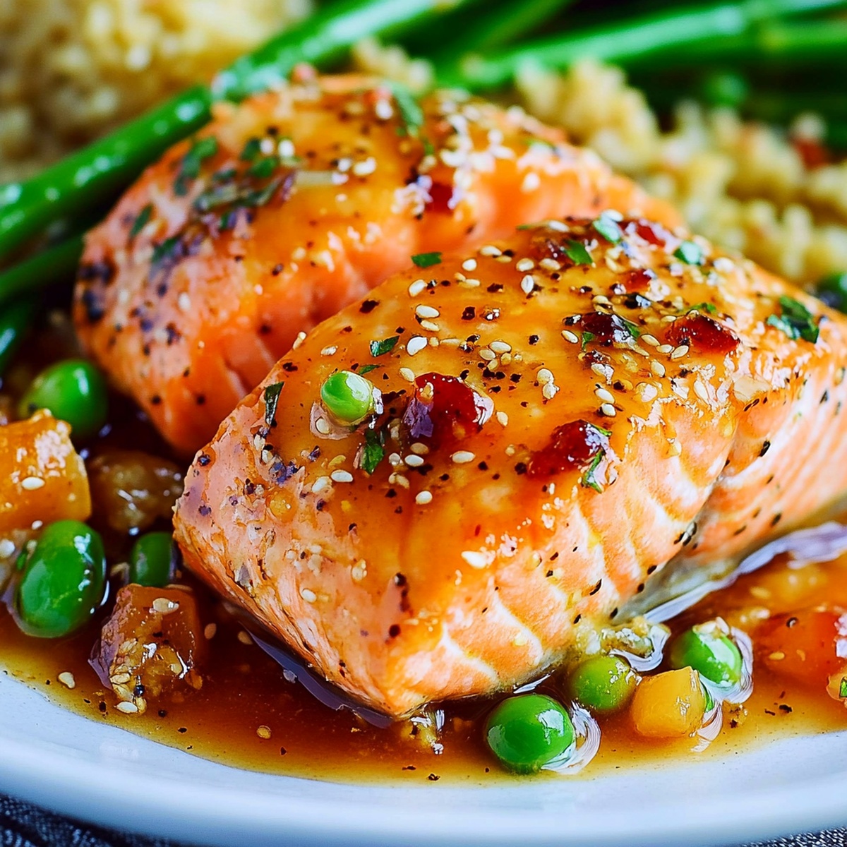 Apricot Dijon Glazed Salmon Recipe