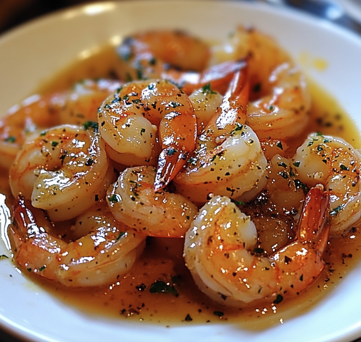 Succulent Jumbo Shrimp In Butter Garlic Sauce Recipe