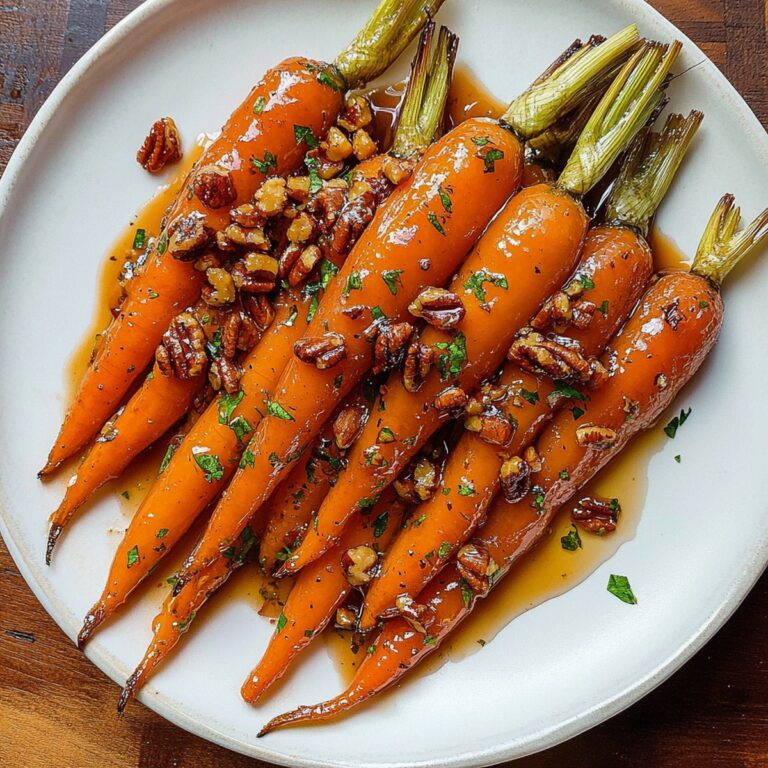 Maple Pecan Glazed Carrots Recipe