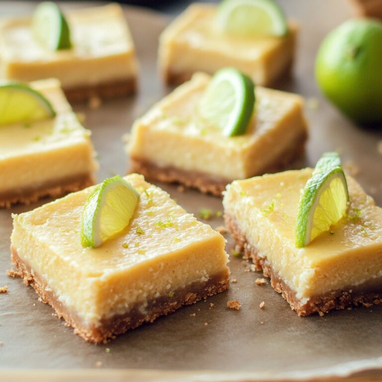 Tangy Key Lime Pie Bars Recipe