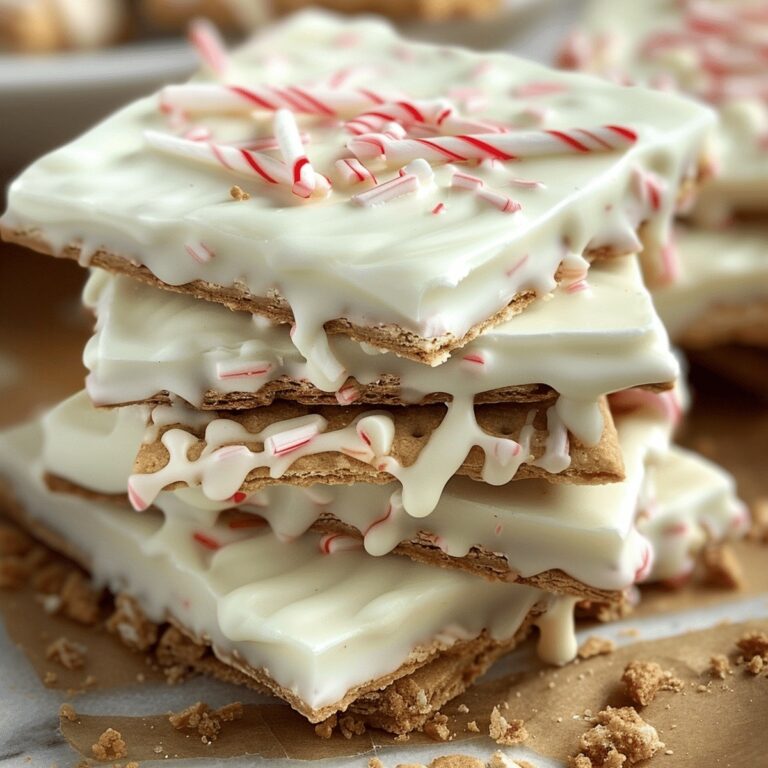 Delightful Peppermint Crunch White Chocolate Covered Graham Crackers Recipe