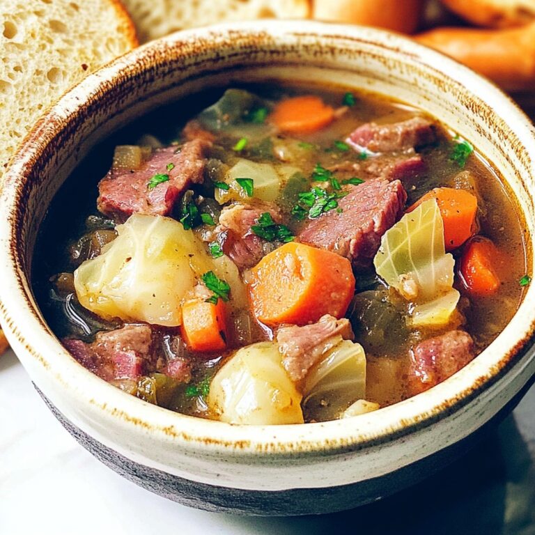 Corned Beef And Cabbage Soup Recipe
