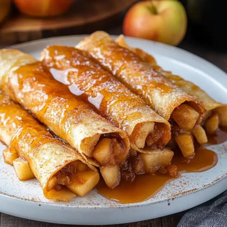 Crispy Air Fryer Apple Pie Taquitos Recipe