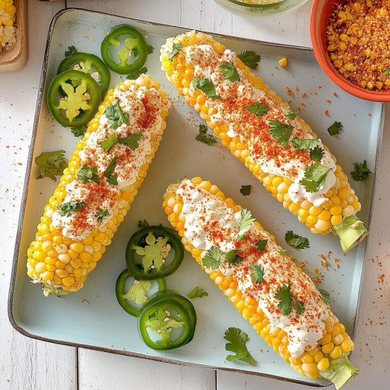 Spicy Jalapeno Popper Mexican Street Corn Recipe