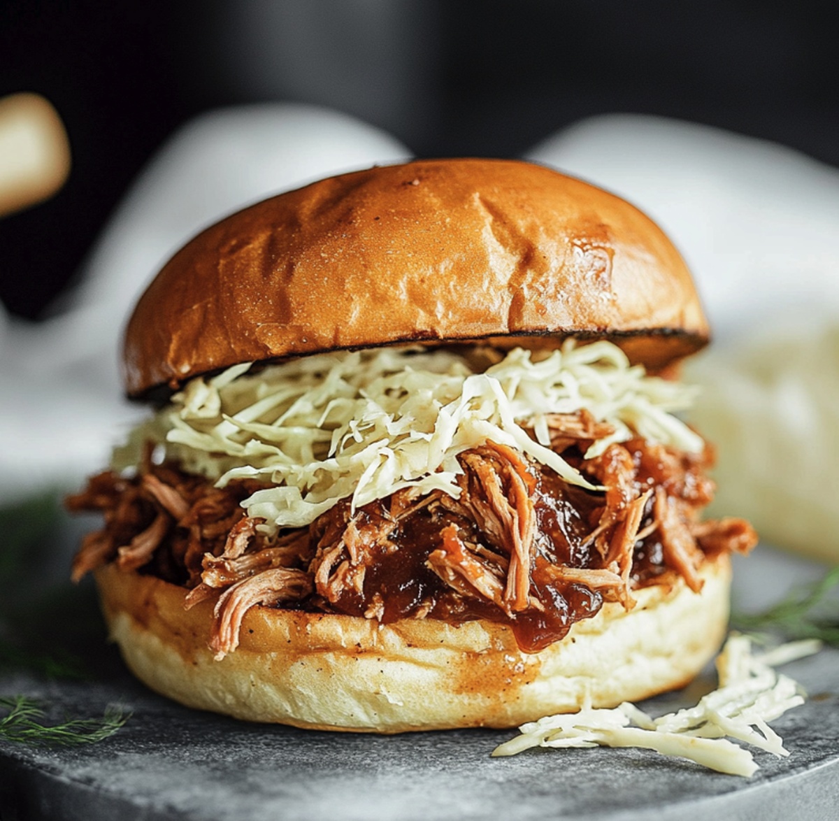 Tender Slow Cooker BBQ Pulled Pork Tenderloin Recipe