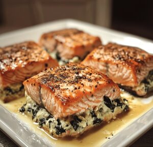 Stuffed Salmon Recipe