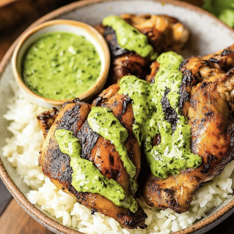 Authentic Peruvian Chicken With Green Sauce Recipe