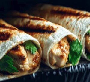 Healthy Grilled Chicken Ranch Wraps Recipe