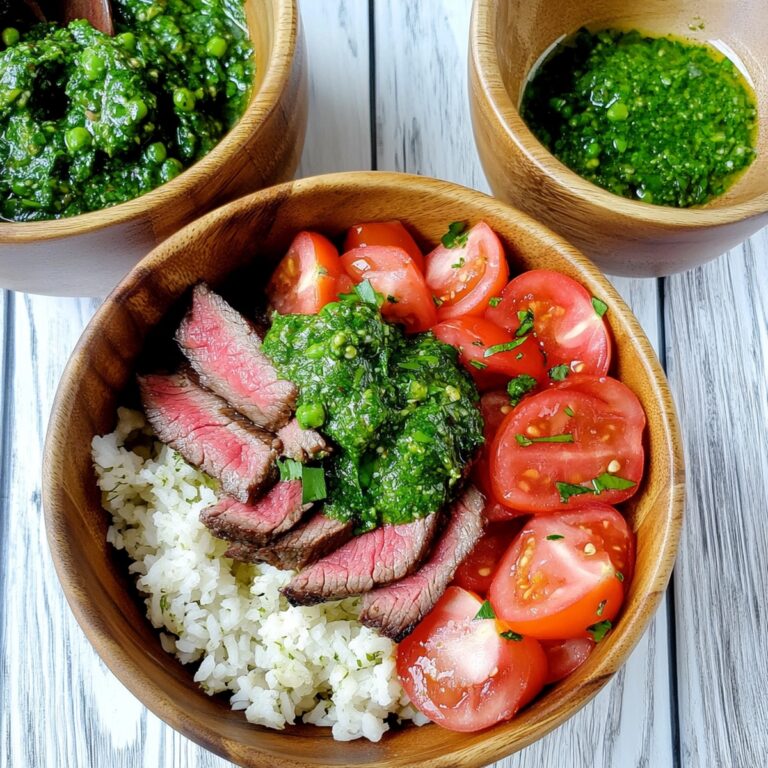 Vibrant Chimichurri Steak Bowl Recipe