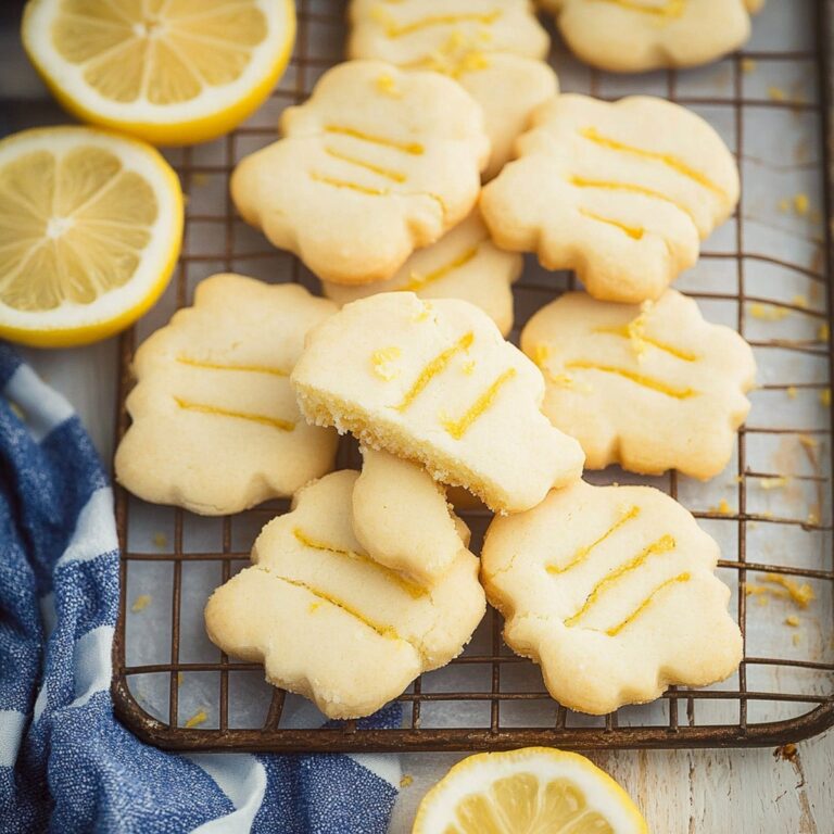 Lemon Shortbread Cookies Recipe