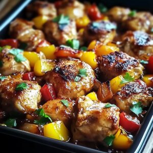 Crispy Hawaiian Chicken Sheet Pan Recipe