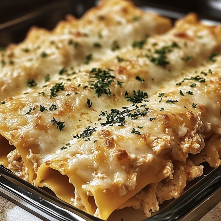 Cheesy Garlic Parmesan Chicken Lasagna Roll-Ups Recipe