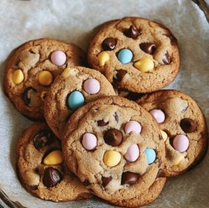 Mini Egg Thick Chocolate Chip Cookies Recipe