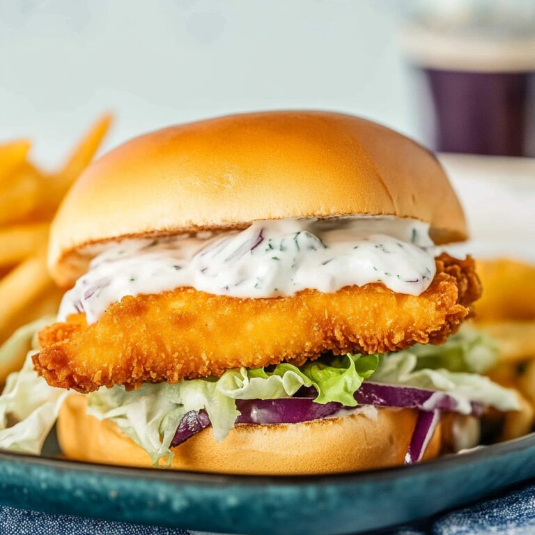 Crispy Fish Sandwich Recipe