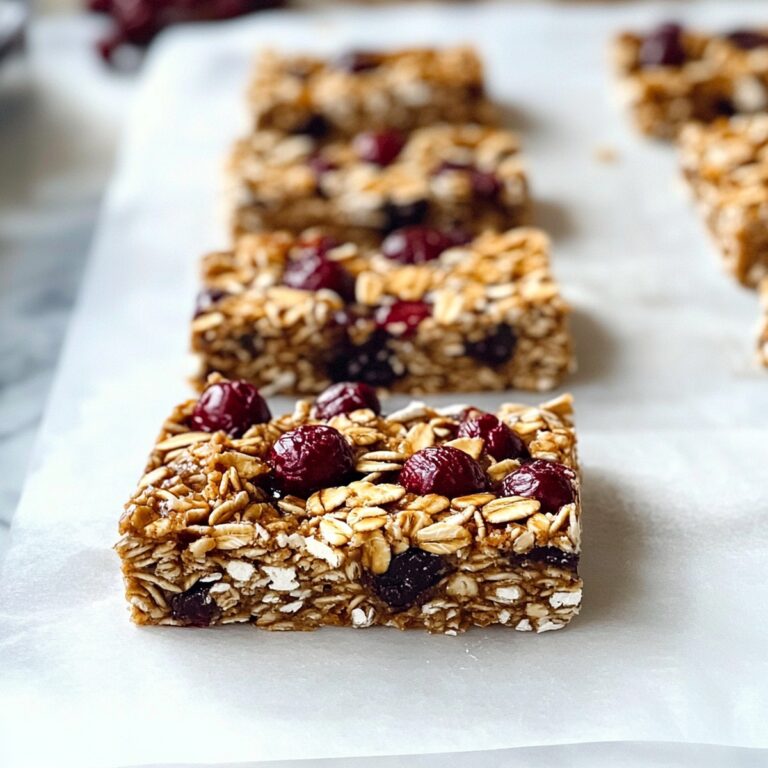 Crunchy Granola Bars Recipe