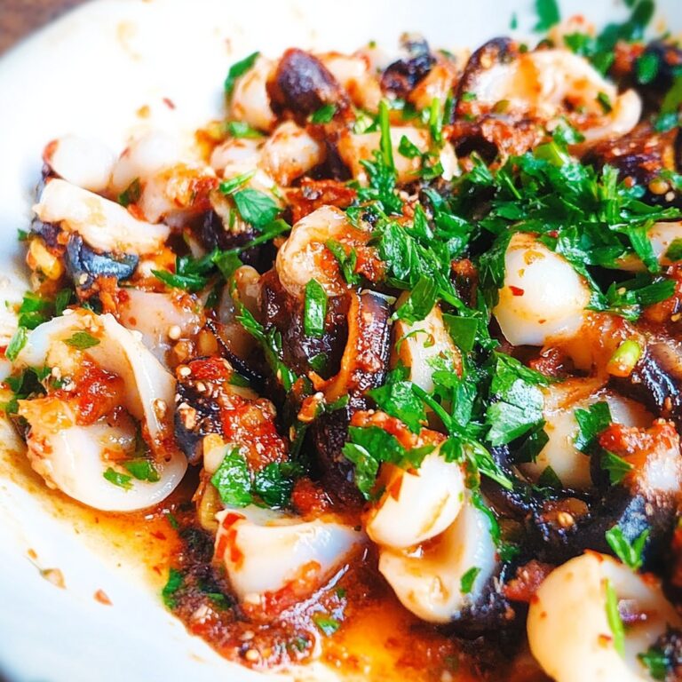 Keto Garlic Squid Recipe