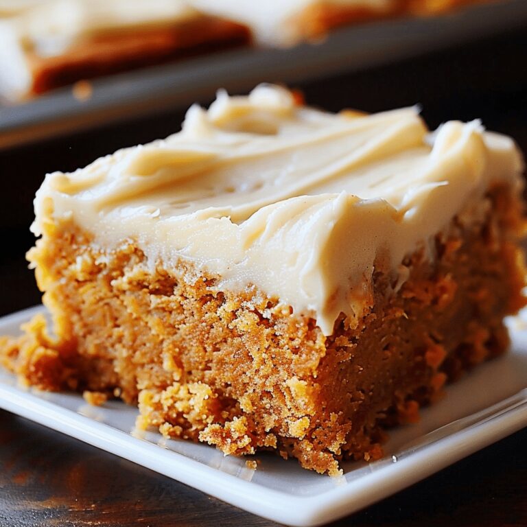 Mouthwatering Pumpkin Bars With Cream Cheese Frosting Recipe