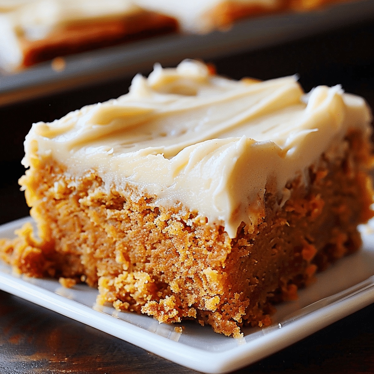 Mouthwatering Pumpkin Bars With Cream Cheese Frosting Recipe