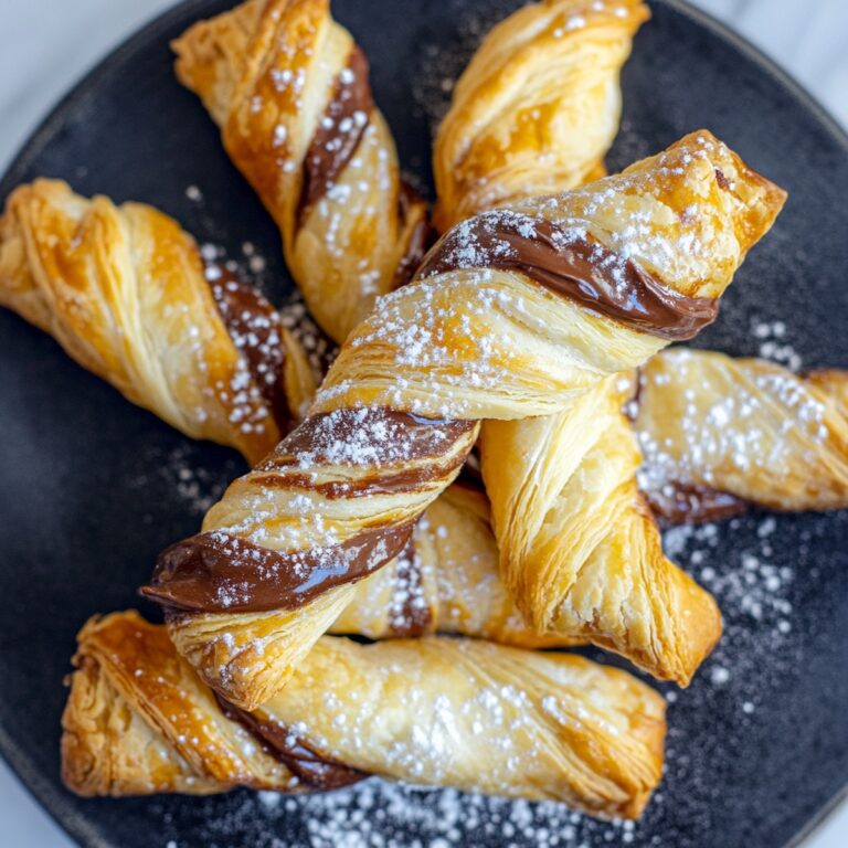 Puff Pastry Nutella Twists Recipe