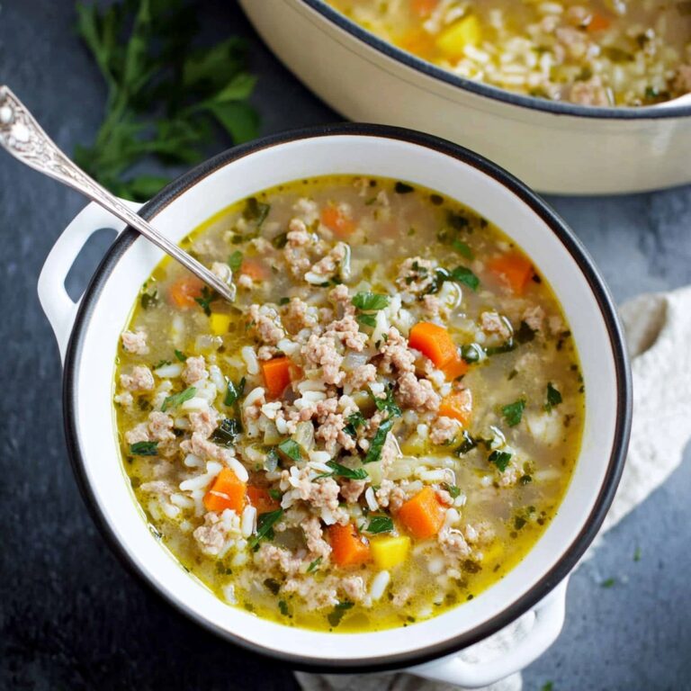Ground Turkey And Rice Soup Recipe
