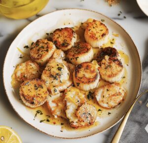 Lemon Butter Scallops Recipe