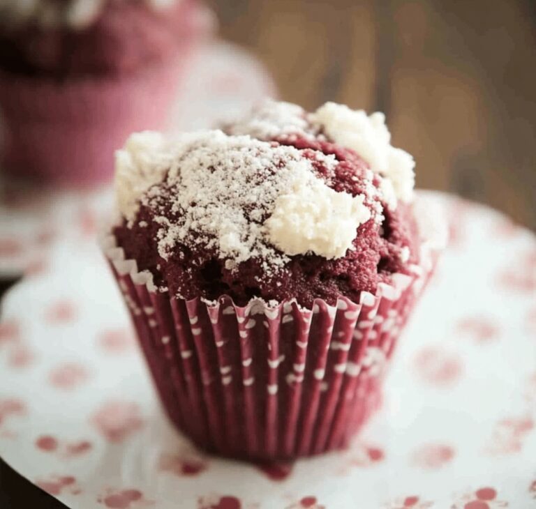 Red Velvet Cream Cheese Muffins Recipe