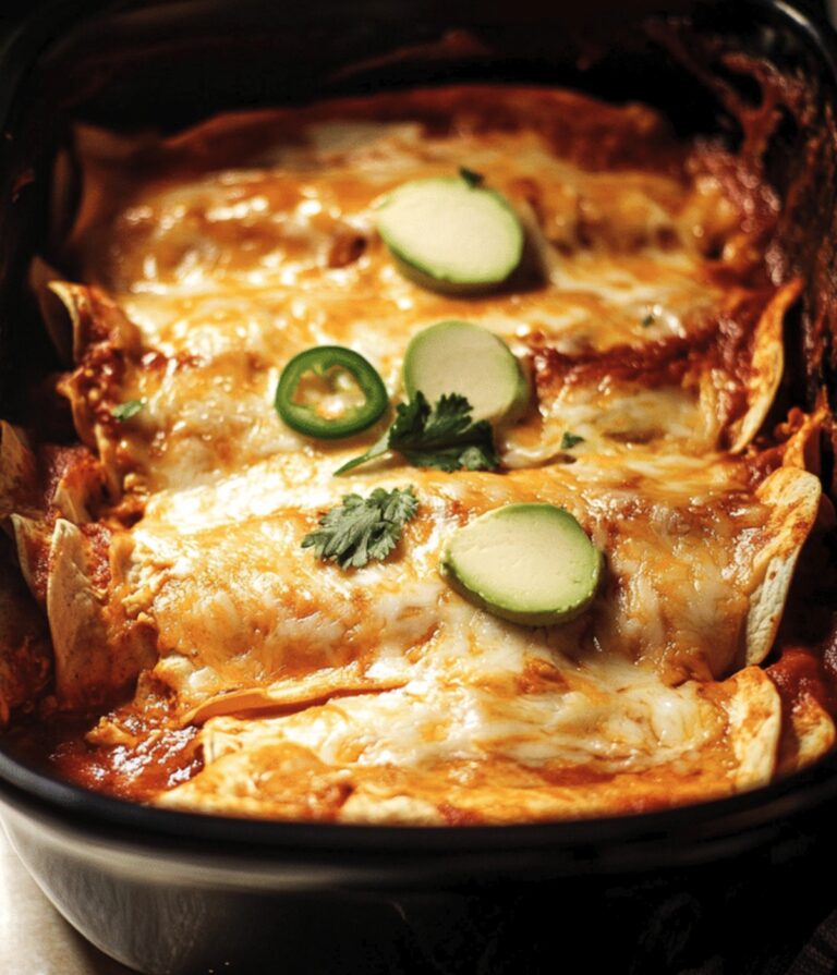 Slow Cooker Chicken Enchiladas Recipe