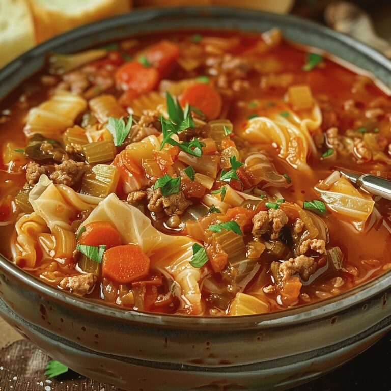 Hearty Cabbage Roll Soup Recipe