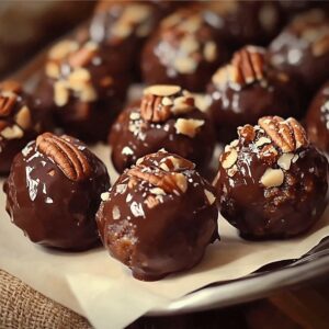 Indulgent Chocolate Pecan Pie Balls Recipe