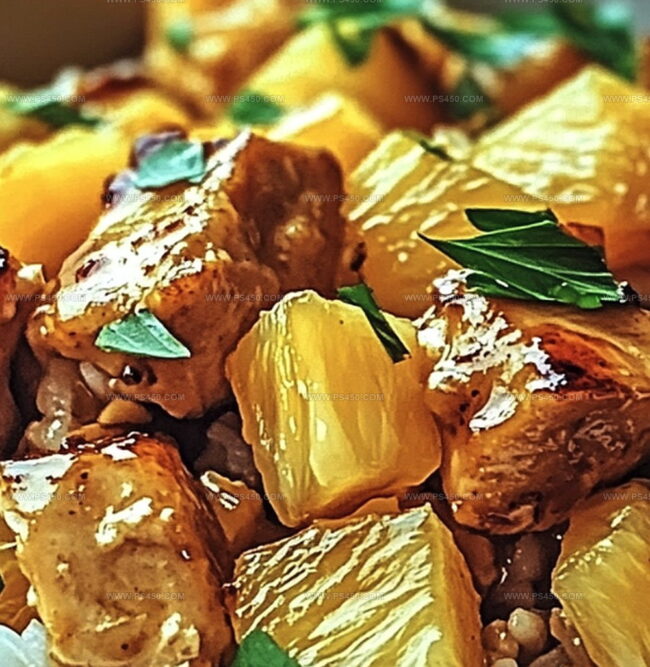 How To Prepare Tropical Pineapple Chicken & Rice Delight
