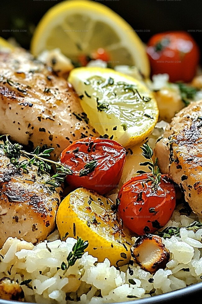 Why Greek Chicken And Lemon Rice Feels Bright And Flavorful