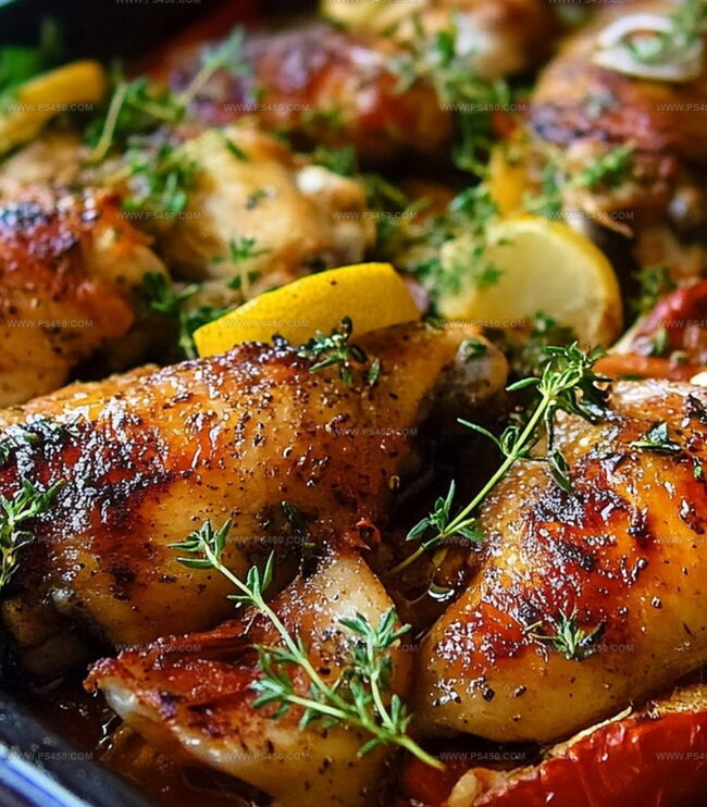 Easy Instructions For Baked Mediterranean Chicken Thighs