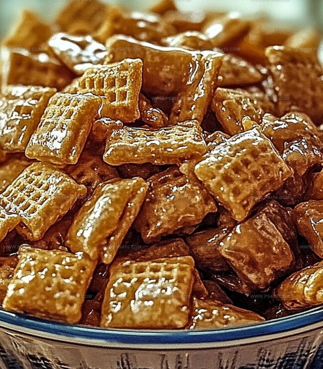 Steps To Put Together Toffee Chex Mix