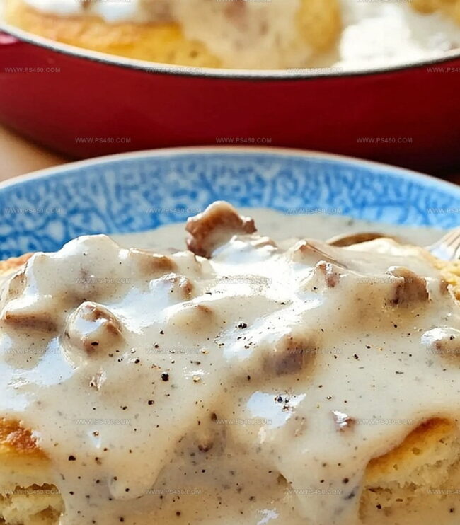Steps To Whip Up Biscuits and Gravy