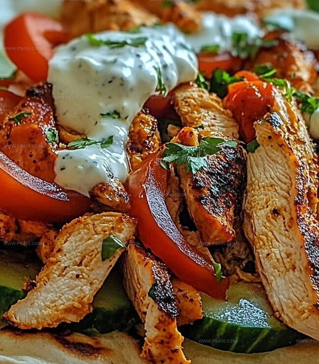 Step-By-Step Instructions For Greek Chicken Gyros Recipe
