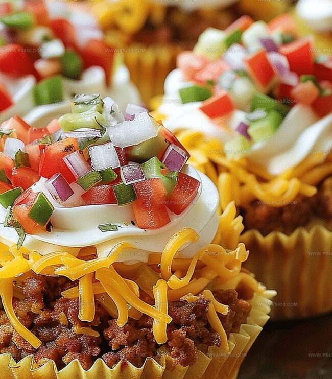 Instructions for Making Taco Cupcakes Quickly