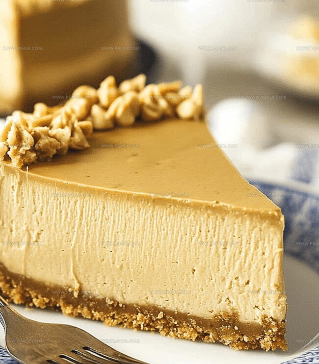 How to Make a Rich, Smooth Peanut Butter Cheesecake