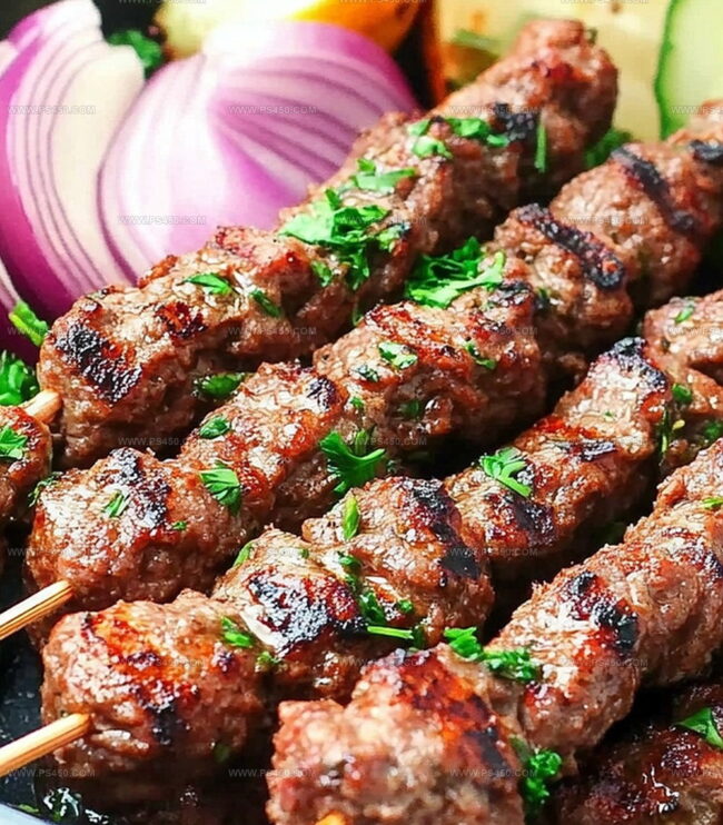 Steps To Make Ground Beef Kebabs