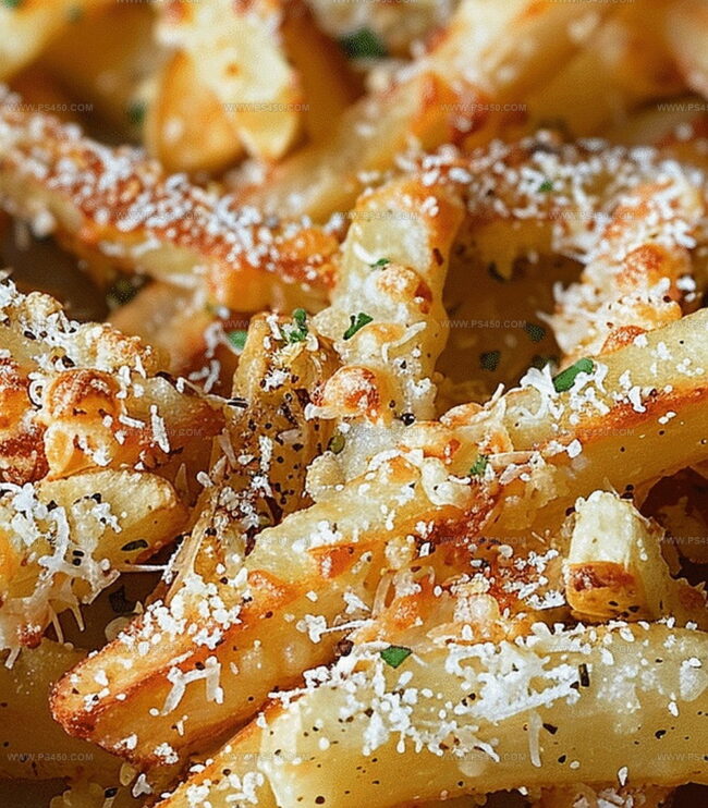 How to Make Crispy Baked Garlic Parmesan Fries at Home