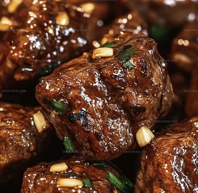 Steps to Prep Honey Garlic Steak Bites
