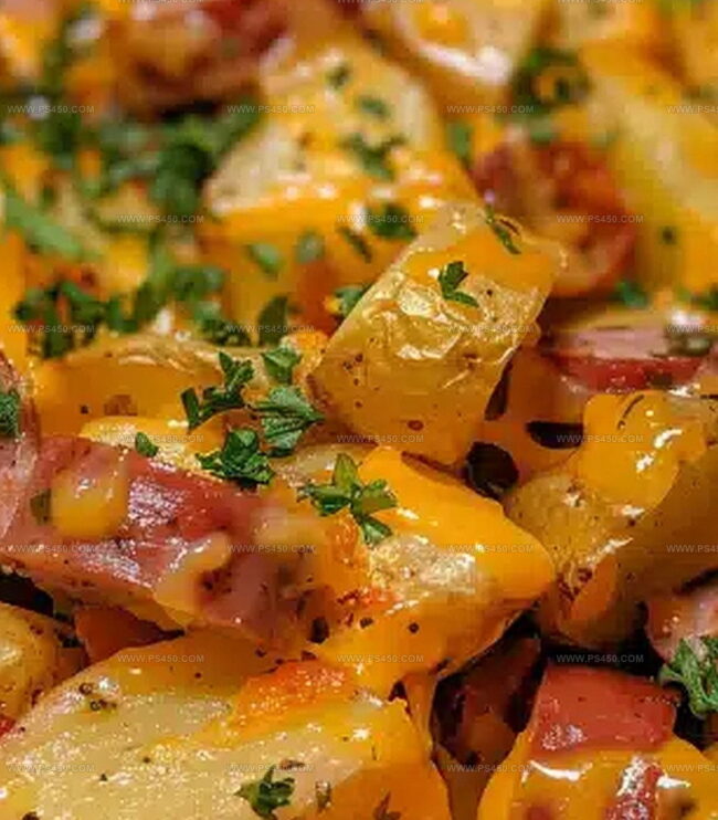Cooking Cheesy Ranch Potatoes with Sausage