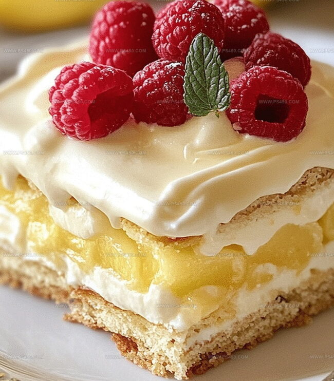 How to Assemble a No-Bake Lemon Cake with Layers