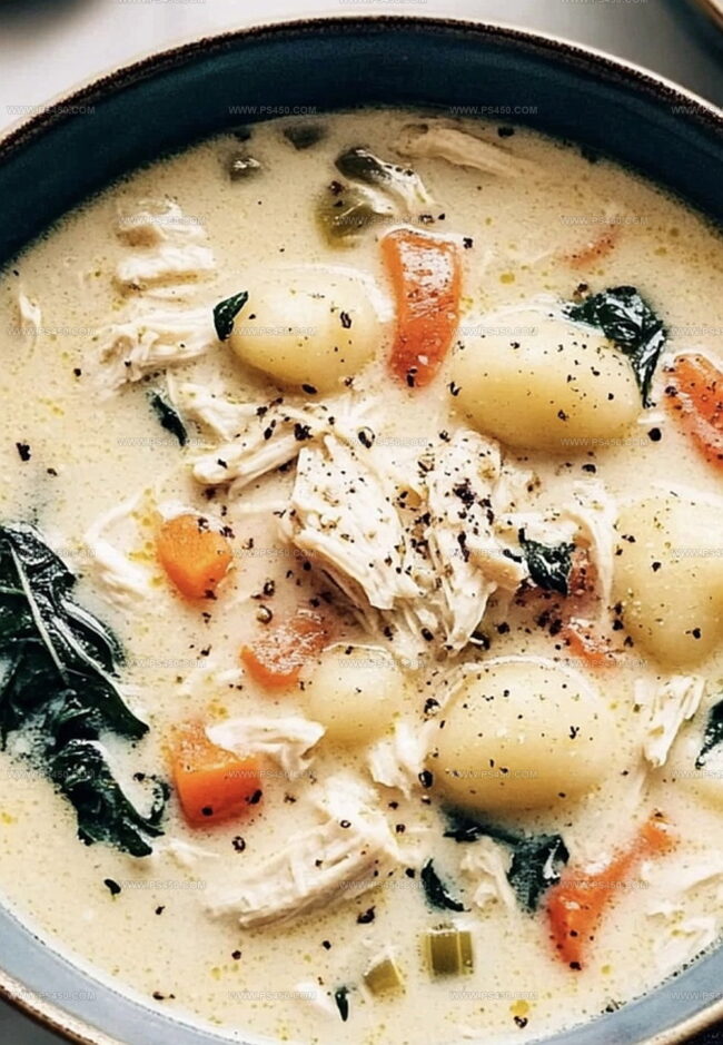 Why Crockpot Chicken Gnocchi Soup Is A Comforting Favorite
