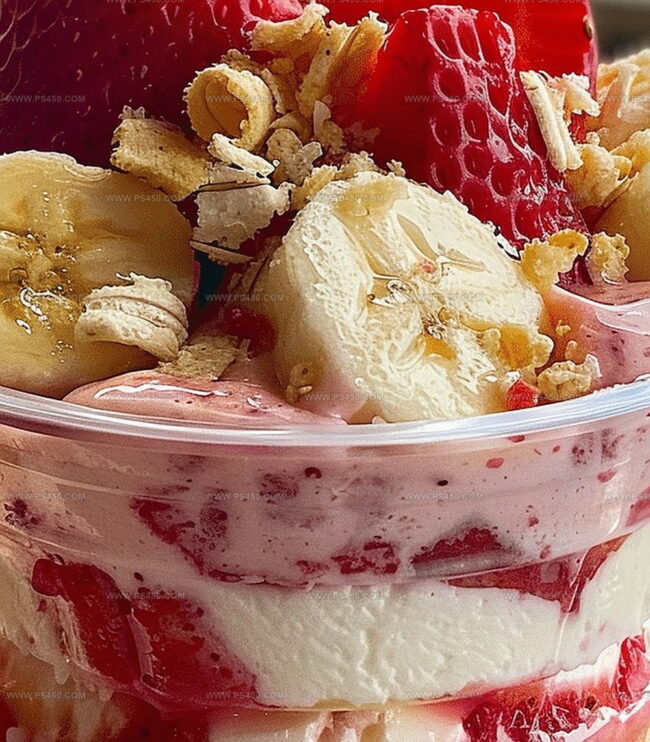 How to Build Strawberry Banana Pudding Cheesecake Cups