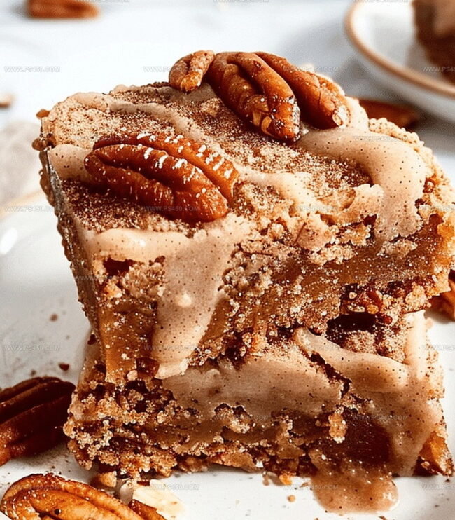 How to Make Spiced Vegan Cinnamon Pecan Bars Easily