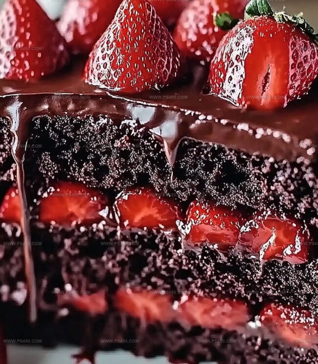 How To Bake Chocolate Strawberry Cake Recipe With Ease