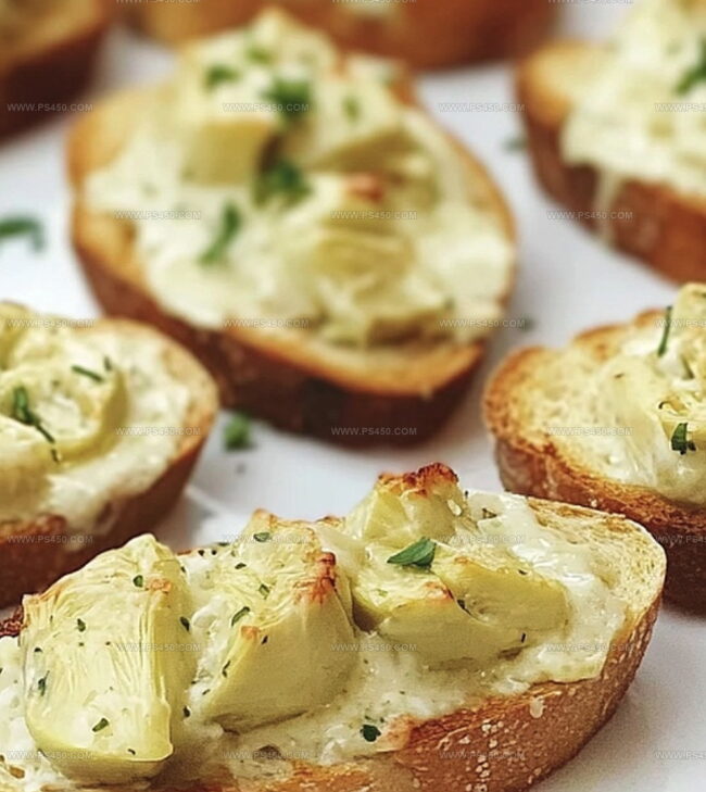 Steps To Make Artichoke Bruschetta