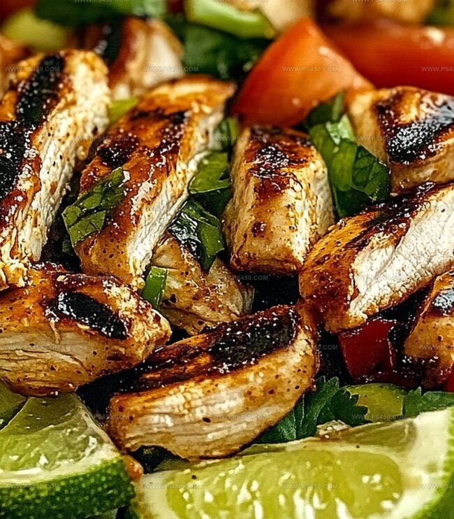 Steps For Grilled Chili Lime Chicken Fajita Salad