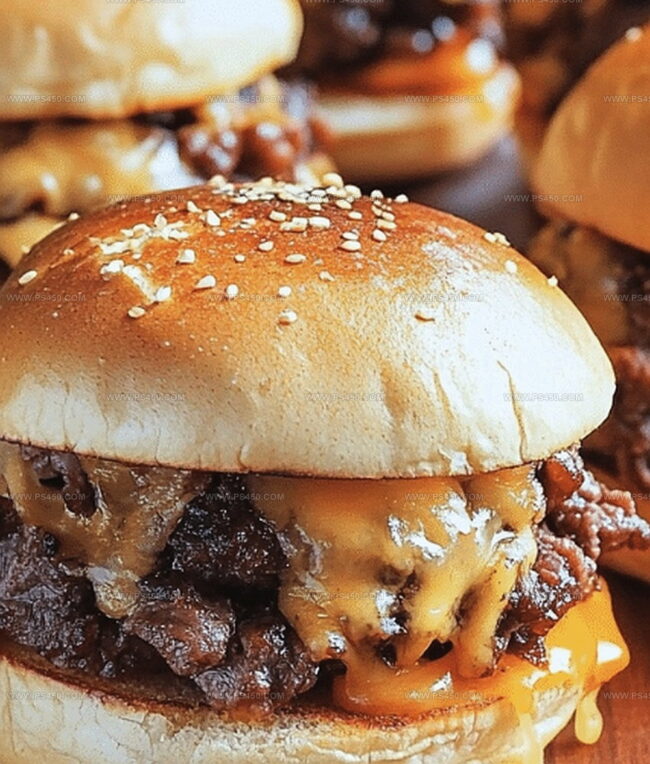How To Assemble Roast Beef & Cheddar Sliders